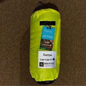 Rumpl Blanket NWT Limited Edition Carhartt Yellow and Black